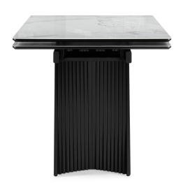 Стеклянный стол Вейв 140(200)х80