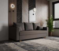 Диваны еврокнижки, Прямой диван Адам,еврокнижка,велюр