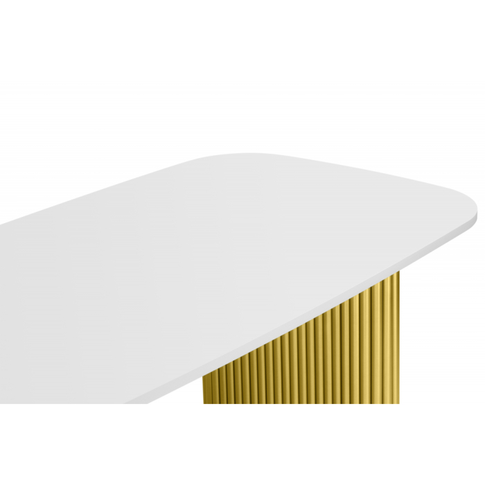 Обеденные столы, Деревянный стол Бавария 200*90 (золотые ноги)