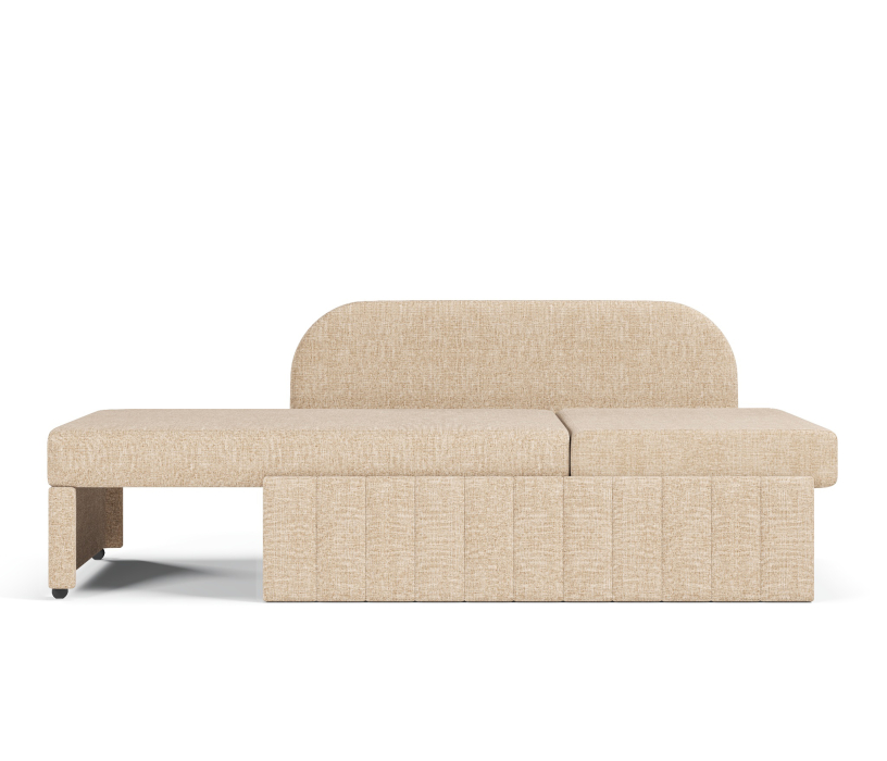 Диваны прямые кухонные, Кушетка Кларисс, рогожка