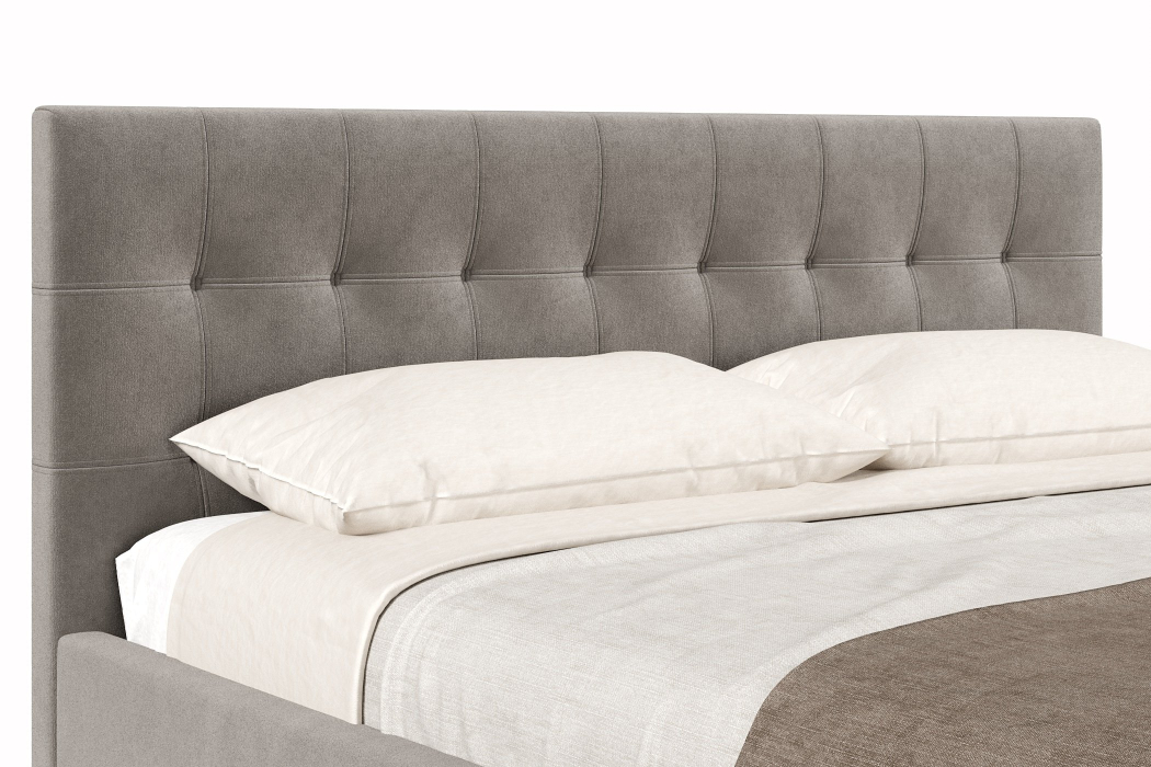 Мягкая кровать, Кровать Турин 1800 с подъёмным механизмом, велюр