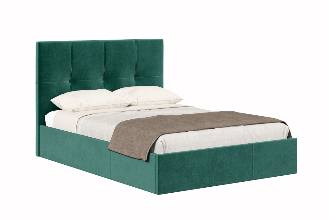 Мягкая кровать, Кровать Марсель 1200, велюр