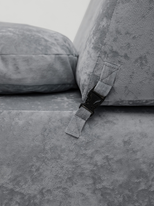 Дизайнерские диваны для гостиной, Бескаркасный диван Бабл, плюше 