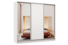 Шкафы-купе 3-х дверные, Шкаф-купе Премьер Лайт 62 (01;02;01) трехдверный