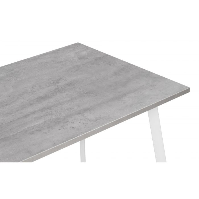 Обеденные столы, Стол деревянный Тринити Лофт 120х80х75 22 мм (Бетон светлый)