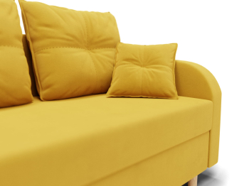 Прямой диван Генри,еврокнижка,велюр