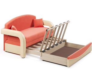 Детский диван Алекс выкатной, велюр