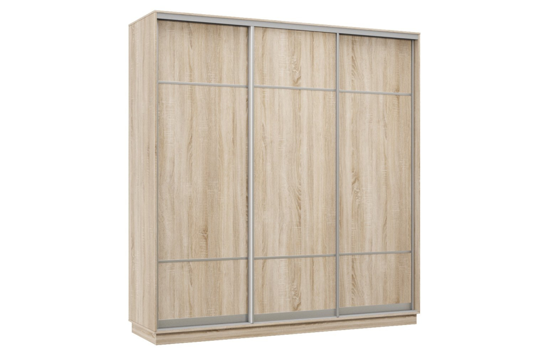 Шкафы-купе 3-х дверные, Шкаф-купе Премьер Лайт 44 (08;08;08) трехдверный