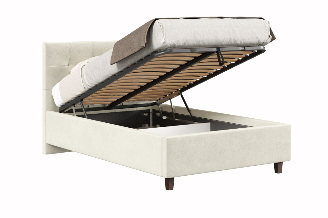 Мягкая кровать, Кровать Турин 1200 с подъёмным механизмом, велюр