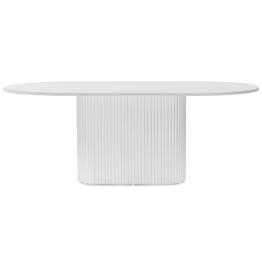 Стол Барон О 180 х 90 (белые ноги)