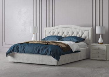 Кровать Грация в базовых тканях, с основанием и без подъемного механизма, 160х200