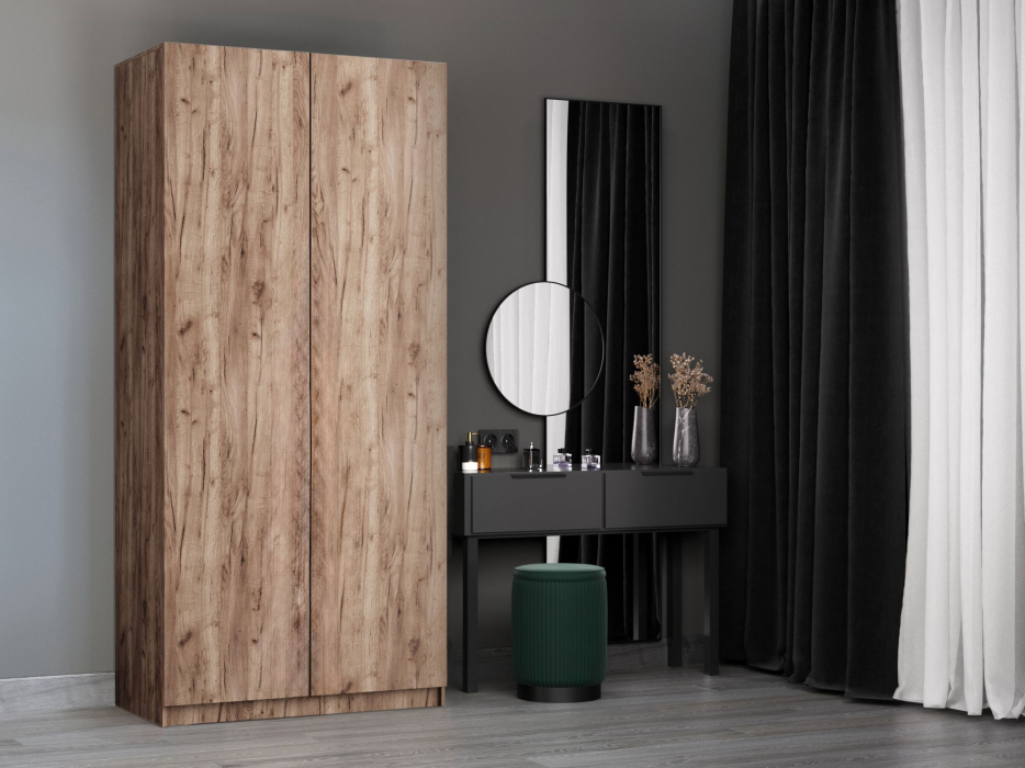 Шкафы двухстворчатые, Шкаф распашной Локер 2-х дверный с 1 модулем