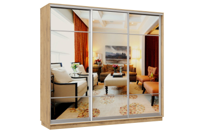 Шкаф-купе Премьер Лайт 59 (11;11;11) трехдверный