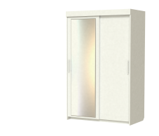 Шкафы-купе 2-х дверные, Шкаф-купе шк-18 2-х дверный с зеркалом