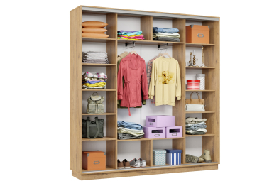 Шкаф-купе Премьер Лайт 33 (05;05;05) трехдверный