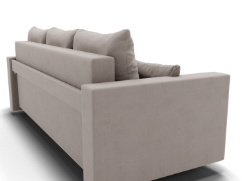 Прямой диван Адам, НПБ,еврокнижка,велюр