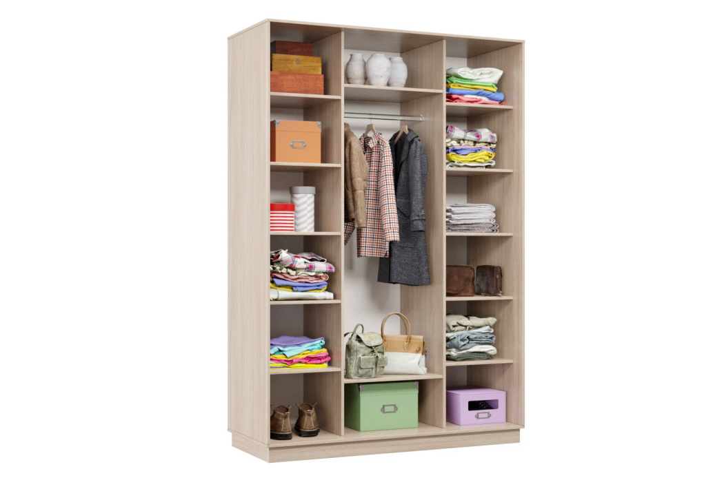 Шкафы-купе, Шкаф-купе Премьер 16 (16;16;16) трёхдверный