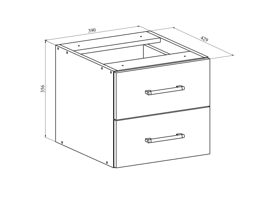 Комоды, Тумба подвесная ОФ-21