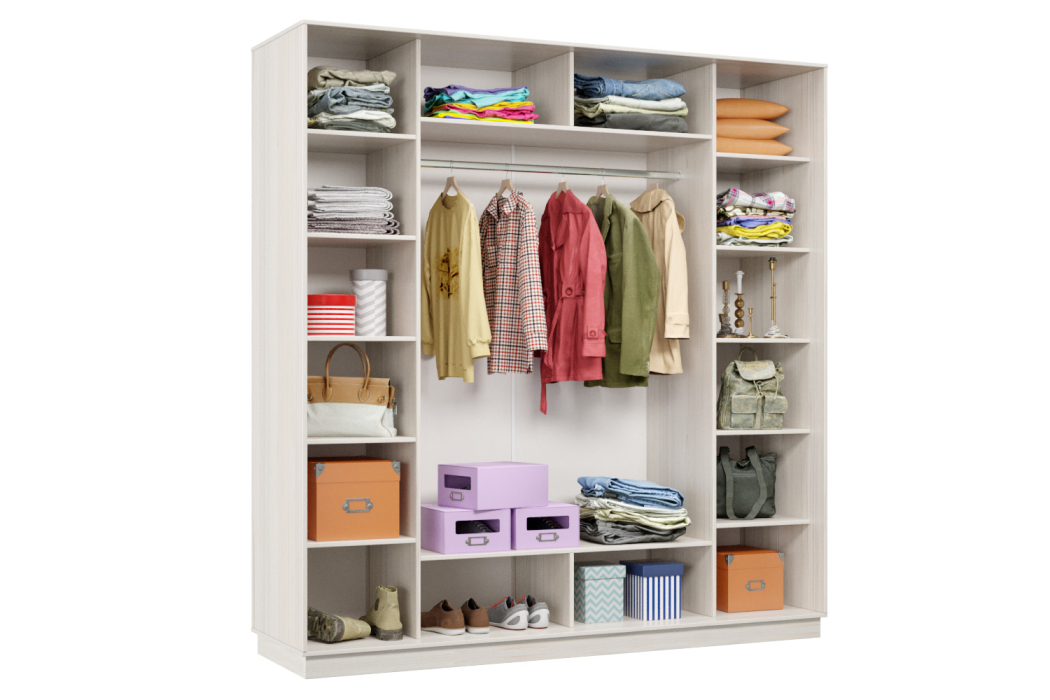 Шкафы-купе 3-х дверные, Шкаф-купе Премьер Лайт 36 (05;05;05) трехдверный