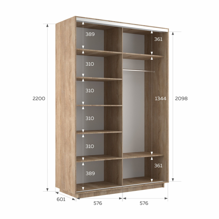 Шкафы-купе 2-х дверные, Шкаф-купе Экспресс 2-х дверный Фотопечать Шелк Стекла 120х60х220