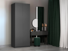 Шкафы распашные, Шкаф распашной Е1 Локер 81x52.5x220 см, с полками и модулем