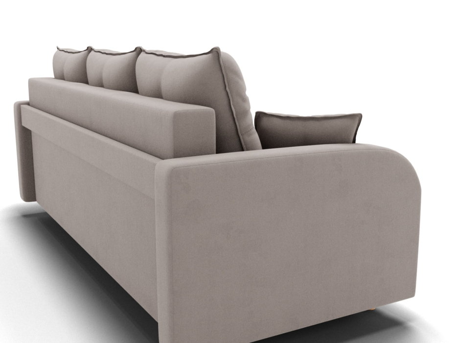 Диваны еврокнижки, Прямой диван Генри,еврокнижка,велюр