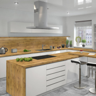 Столешницы, Столешница 4150*595*38 влагостойкая Ботаника 1902_Т