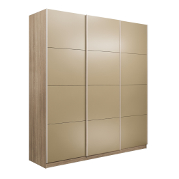 Шкаф-купе Прайм 3-х дверный Стекла фисташка/Доводчики 210х57х230