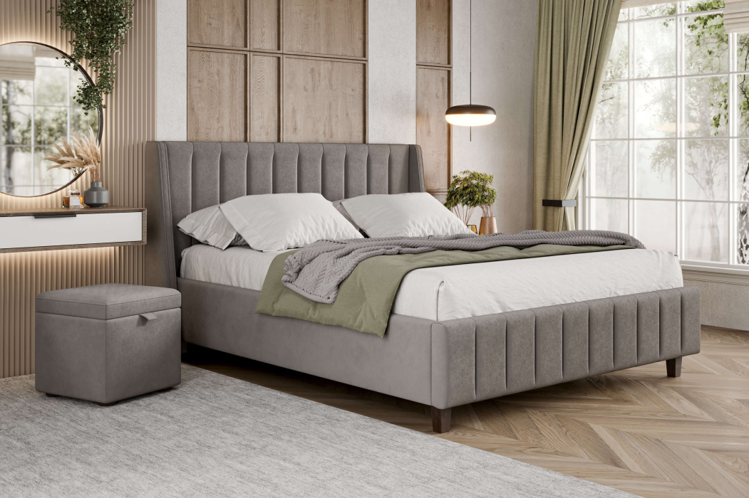 Мягкая кровать, Кровать Милана 1200 с подъёмным механизмом