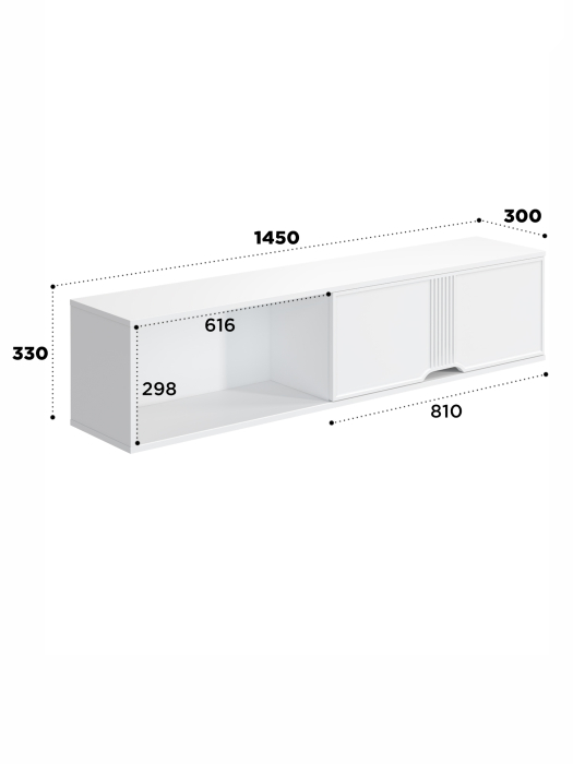 Настенные полки, Полка Эмилия ЭЛ-41