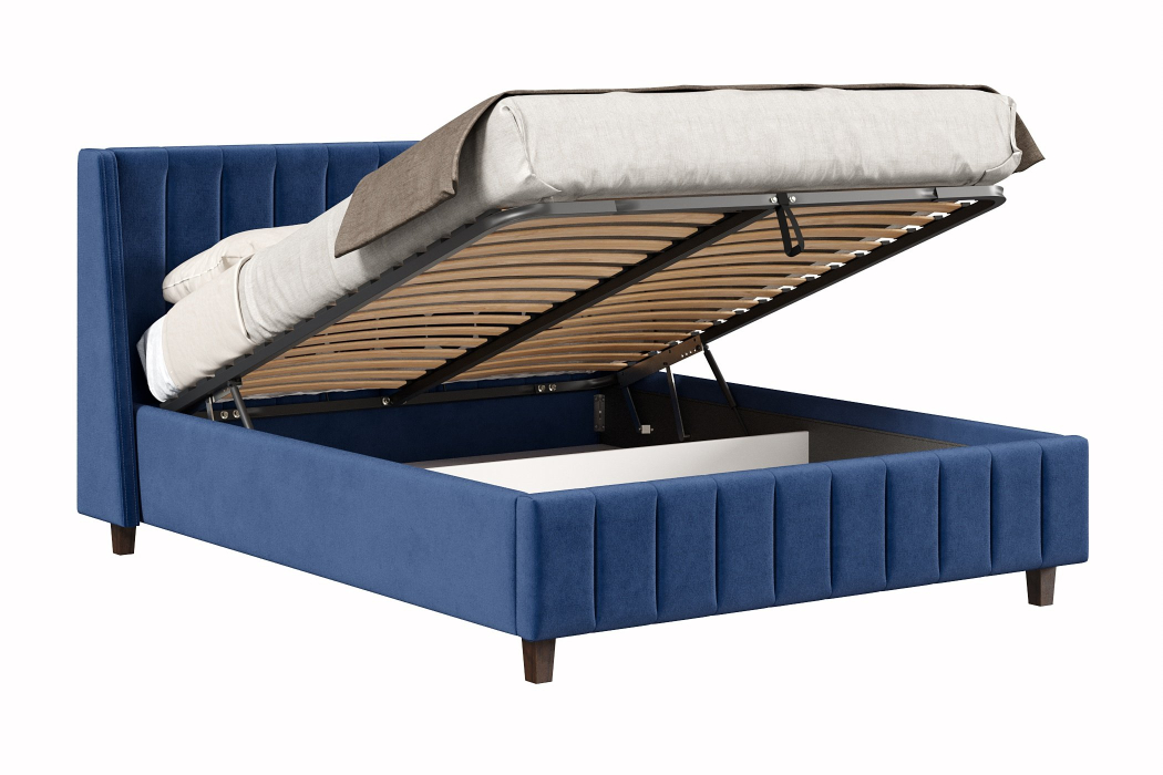 Мягкая кровать, Кровать Милана 1600 с подъёмным механизмом