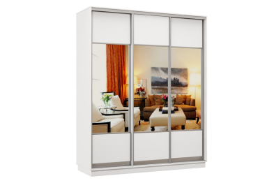 Шкаф-купе Премьер Лайт 42 (05;05;05) трехдверный