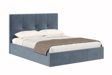 Мягкая кровать, Кровать Марсель 1600 с подъёмным механизмом, велюр