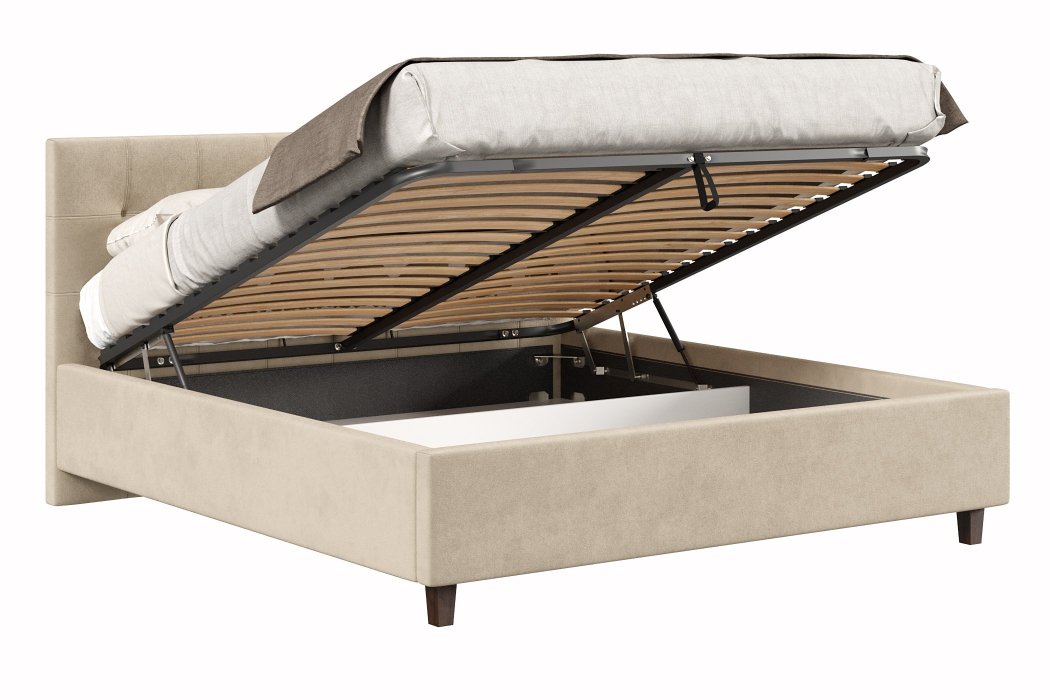 Мягкая кровать, Кровать Турин 1800 с подъёмным механизмом