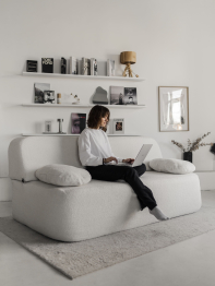 Бескаркасный диван Бабл,букле