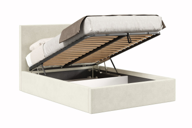 Кровать Парма 1400 с подъёмным механизмом, велюр