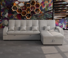 Диваны с ящиком для белья, Модульный диван Майами-2,микровелюр,антивандальная и водостойкая ткань,венеция
