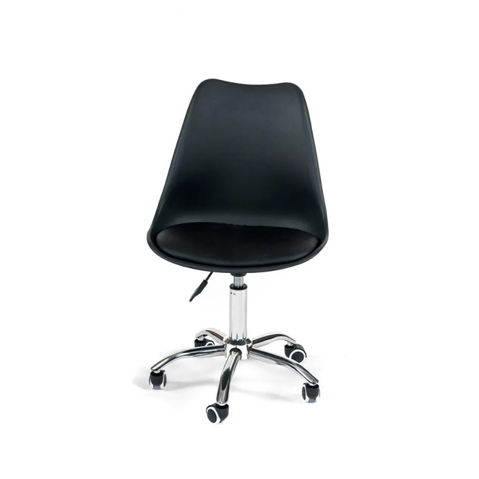 Для офиса и дома, Офисное кресло TULIP, черный, хром
