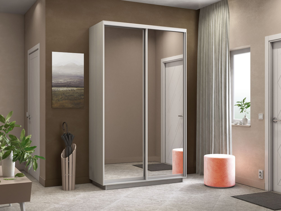 Шкафы-купе, Шкаф-купе Экспресс Экспенс дуо 2400 x 1400 x 600