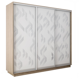 Шкаф-купе Экспресс 3-х дверный Фотопечать Ленты Стекла 240х45х240