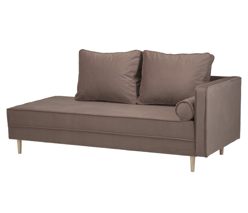 Дизайнерские диваны для гостиной, Диван - кушетка Блюз, велюр