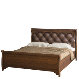 Кровать двойная Флоренция 677, 1600, дуб оксфорд