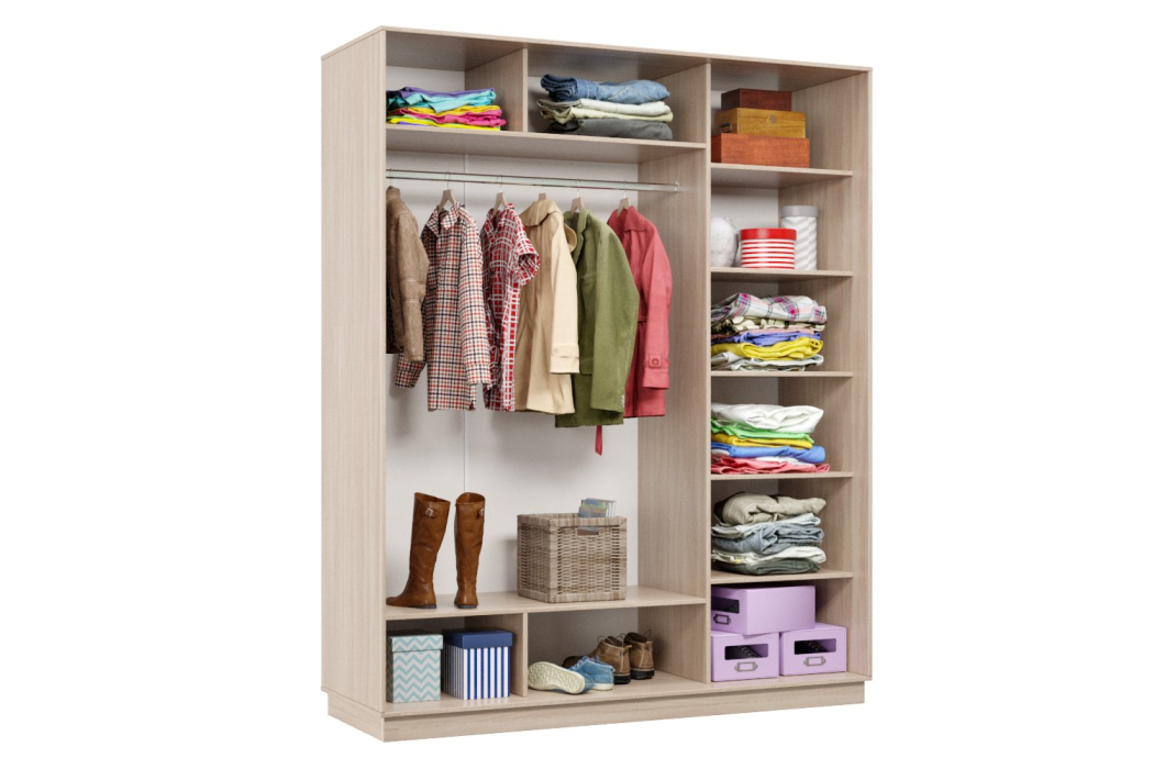 Шкафы-купе, Шкаф-купе Премьер 24 (14;14;14) трёхдверный