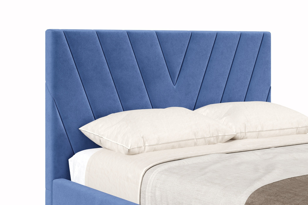 Мягкая кровать, Кровать Палермо 1200, велюр