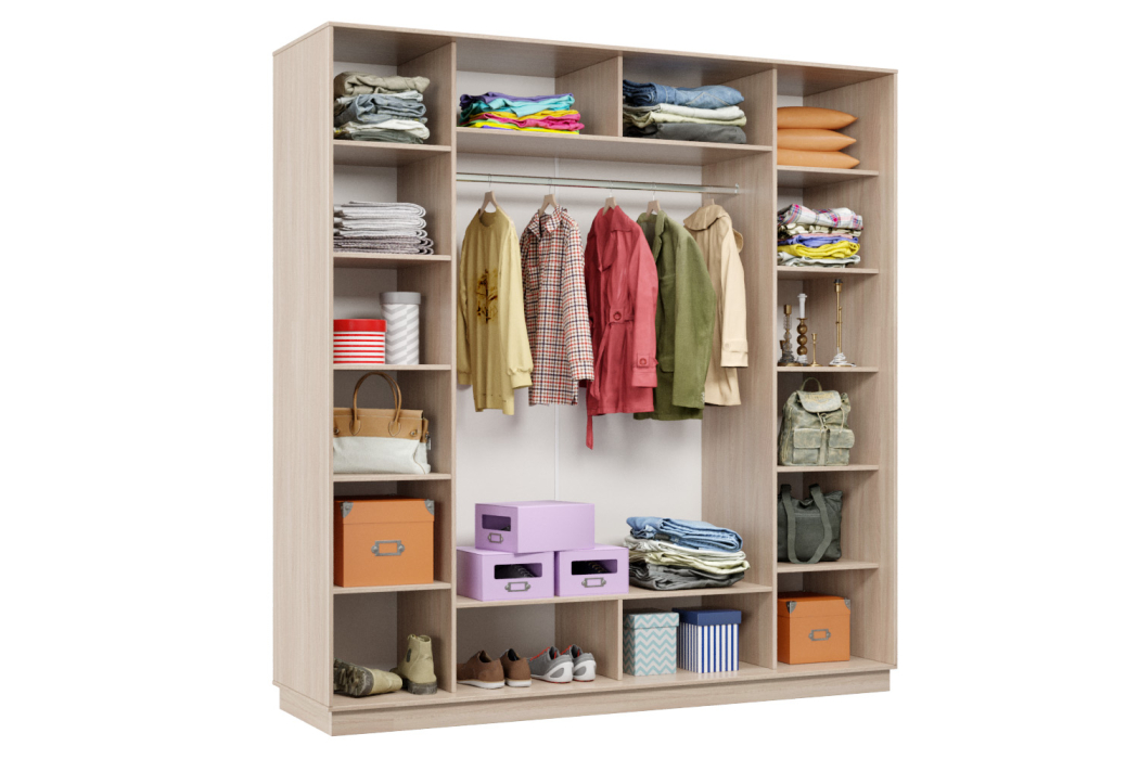 Шкафы-купе 3-х дверные, Шкаф-купе Премьер Лайт 36 (01;01;01) трехдверный