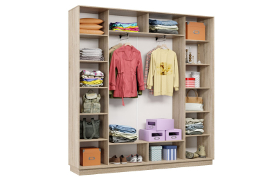 Шкаф-купе Премьер 35 (01ЗГ;01ЗГ;01ЗГ) фасады зеркало графит/трёхдверный/Профиль чёрный муар