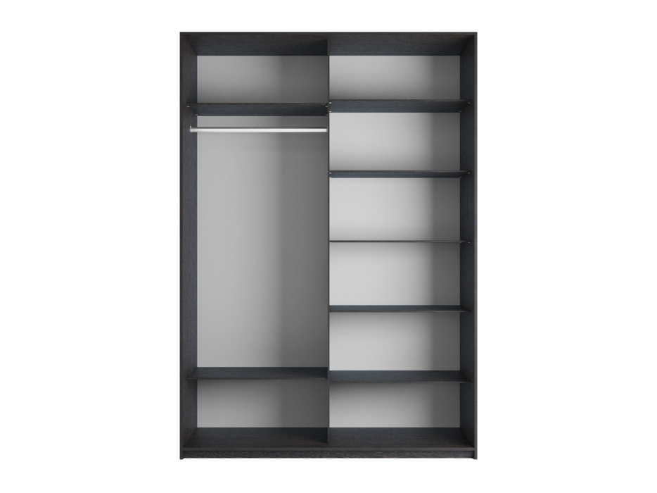 Шкафы-купе 2-х дверные, Шкаф-купе Прайм 2-х дверный Стекла фисташка/Доводчики 140х57х230