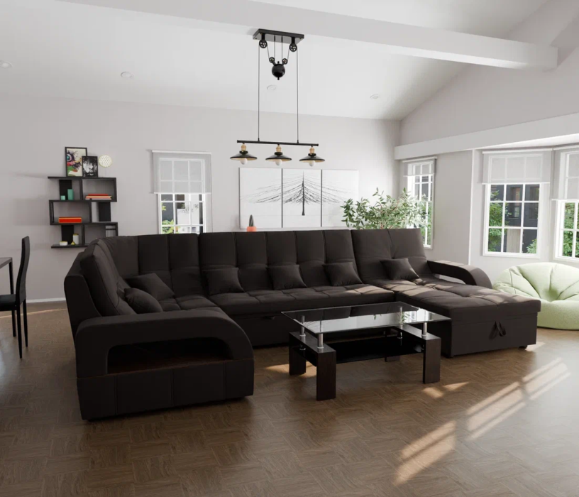 Диваны модульные угловые, Модульный диван Майами-4,микровелюр,антивандальная ткань,венеция