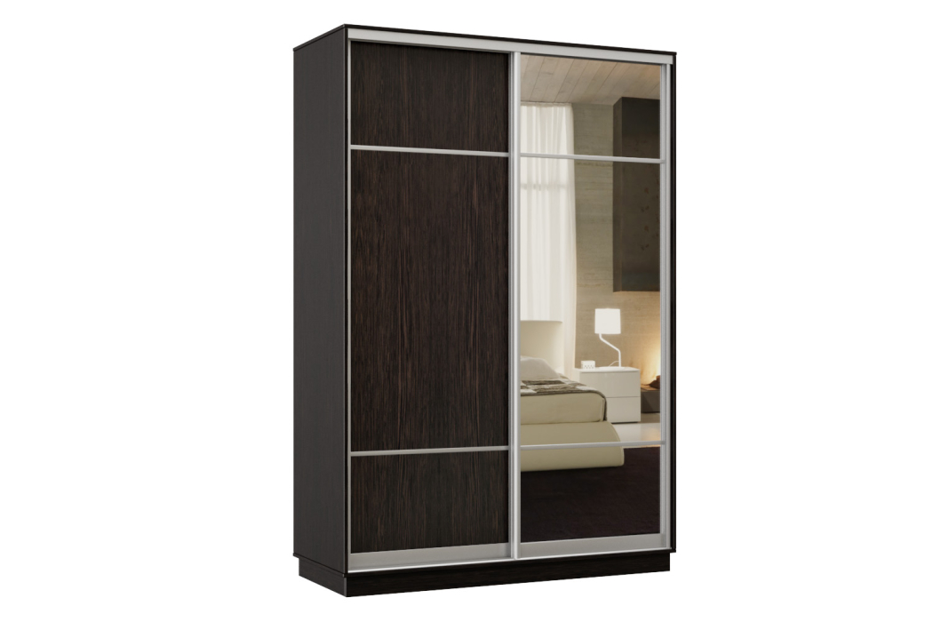 Шкафы-купе, Шкаф-купе Премьер Лайт 04 (08;11) двухдверный