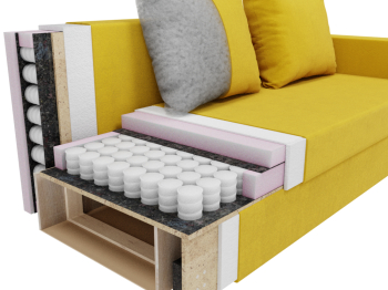 Прямой диван Адам, НПБ,еврокнижка,велюр